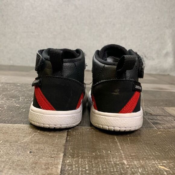 Jordan fadeaway toddler 6c shoes black red athletic sneakers - Picture 4 of 10